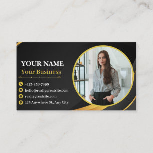 Carte de visite professionnel moderne