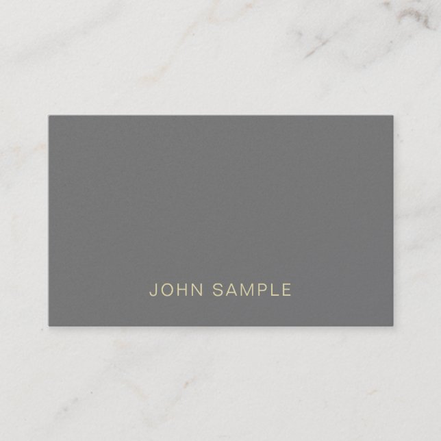 Carte De Visite Professionnel moderne Creative Pearl Finish Luxe (Devant)