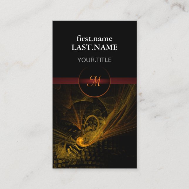 Carte De Visite Professionnel Moderne Élégant Cool Breaking (Devant)