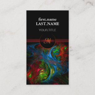 Carte De Visite Professionnel Moderne Élégant Cool Genesis Bleu