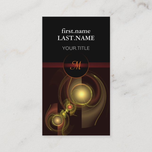 Carte De Visite Professionnel Moderne Élégant Cool Unique (Devant)