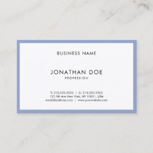 Carte De Visite Professionnel Moderne élégant Haut de gamme tendan