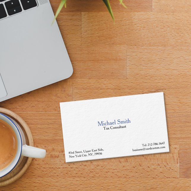 Carte de visite professionnel moderne épais Premiu (Professional Modern Thick Premium Business Card)
