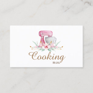 Carte De Visite Professionnel, Moderne, Fleur de mélange, Cuisine
