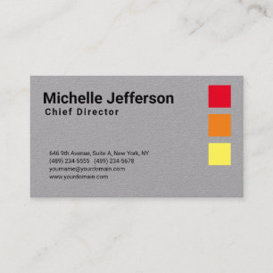 Carte De Visite Professionnel Moderne Gris Minimaliste Plain Simpl