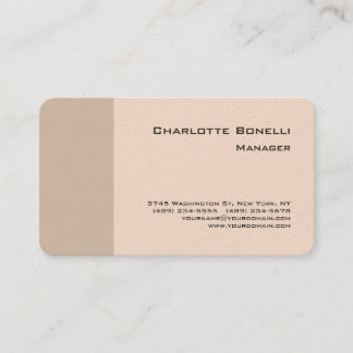 Carte De Visite Professionnel Moderne Minimaliste Couleurs pastel