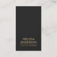 Professionnel moderne minimaliste gris foncé