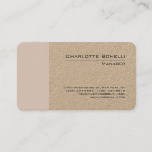 Carte De Visite Professionnel moderne minimaliste Plain Premium Kr