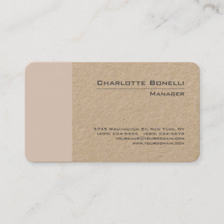 Carte De Visite Professionnel moderne minimaliste Plain Premium Kr