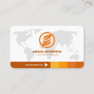 Carte De Visite Professionnel moderne QR Code personnalisé