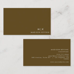 Carte De Visite Professionnel Moderne Simple
