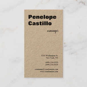 Carte De Visite Professionnel Moderne Simple Design
