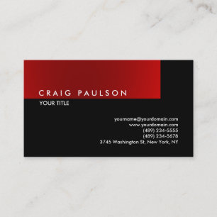 Carte de visite professionnel noir blanc clair
