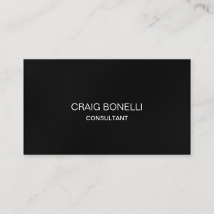 Carte de visite professionnel noir gris clair