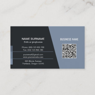 Carte de visite professionnel ou personnel avec co