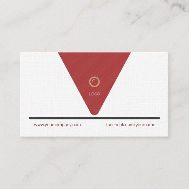 Carte de visite professionnel personnalisé - sur m (Devant)