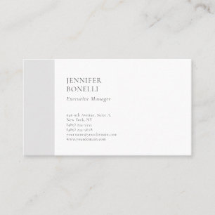 Carte De Visite Professionnel plain minimaliste moderne tendance