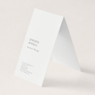 Carte De Visite Professionnel plain minimaliste moderne tendance
