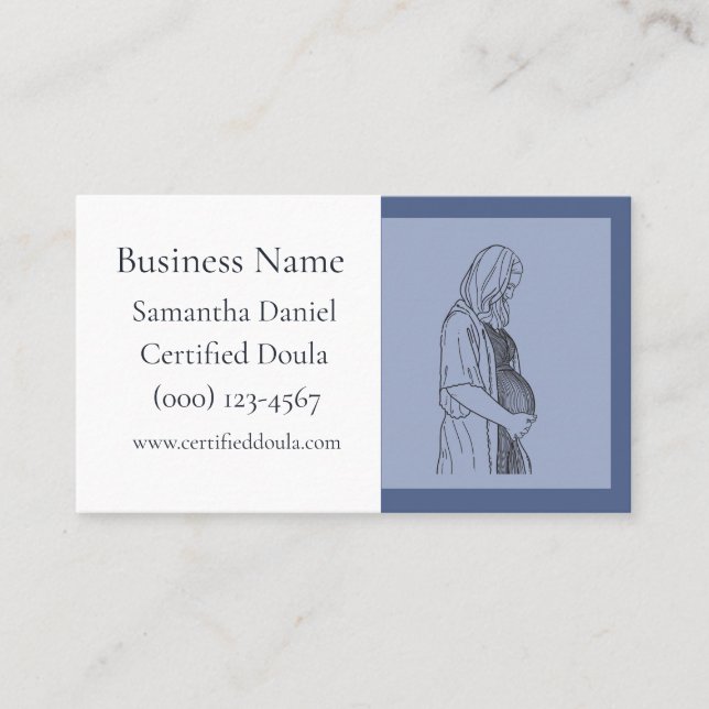 Carte de visite professionnel pour la naissance (Devant)