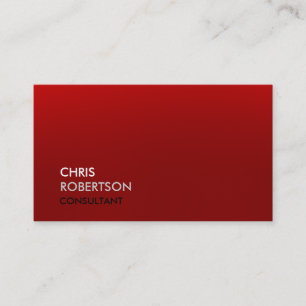 Carte de visite professionnel Red Black tendance