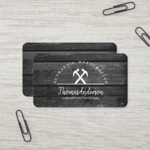 Carte De Visite Professionnel Réparateur de Maison Moderne Homme à