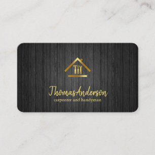 Carte De Visite Professionnel Réparateur de Maison Moderne Homme à
