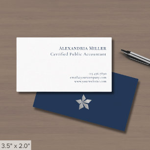 Carte de visite professionnel simple et élégant