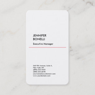 Carte De Visite Professionnel simple minimaliste moderne simple