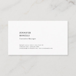 Carte De Visite Professionnel simple minimaliste moderne tendance