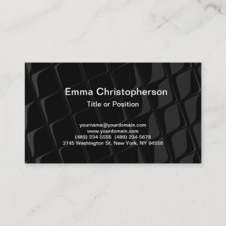 Carte De Visite Professionnel Simple Plat Moderne