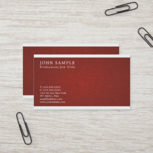 Carte De Visite Professionnel Simple Vintage Élégant luxe