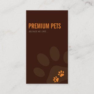 CARTE DE VISITE professionnel soins pour animaux d