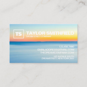 Carte de visite professionnel Sunset Beach Waterco