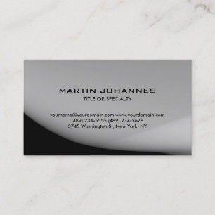 Carte de visite professionnel tendance Plain