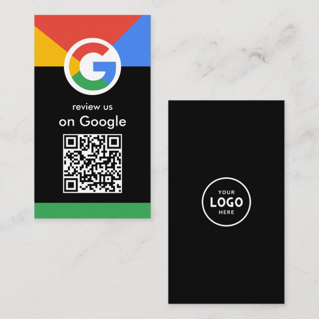 Carte De Visite Professionnel Tendance Scannez pour évaluer le cod (Devant / Derrière)