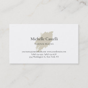 Carte De Visite Professionnel Unique Minimaliste Simple