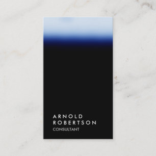Carte de visite professionnel unique noir vertical