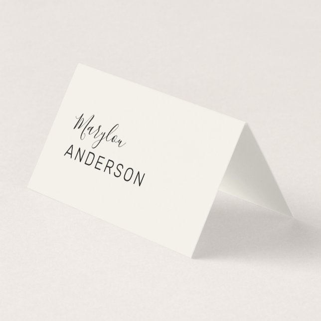 Carte De Visite Professionnel - UNISEX (Devant)