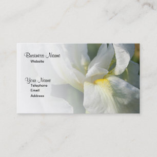 Carte de visite professionnel White Lilly Flower