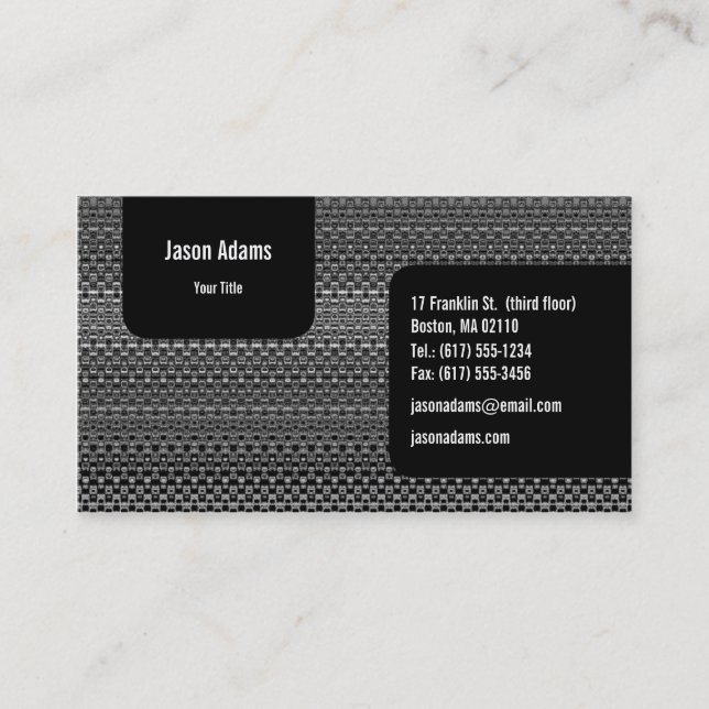 Carte de Visite Professionnelle (Devant)