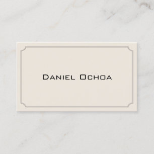Carte de visite professionnelle à bordure simple p