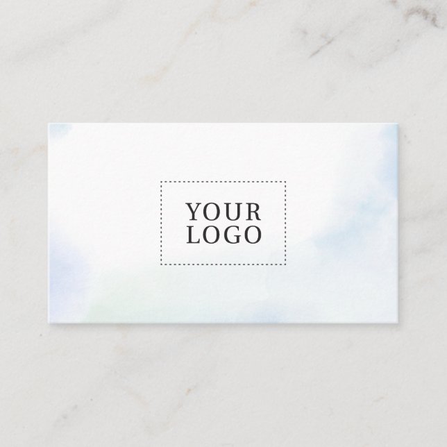 Carte de visite professionnelle à logo minimal lav (Devant)