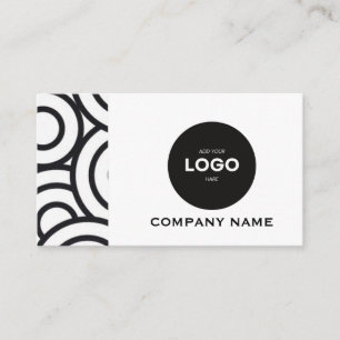 Carte de visite professionnelle avec logo d'entrep
