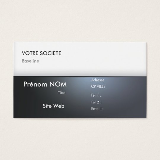 Carte de visite Professionnelle - Business Card