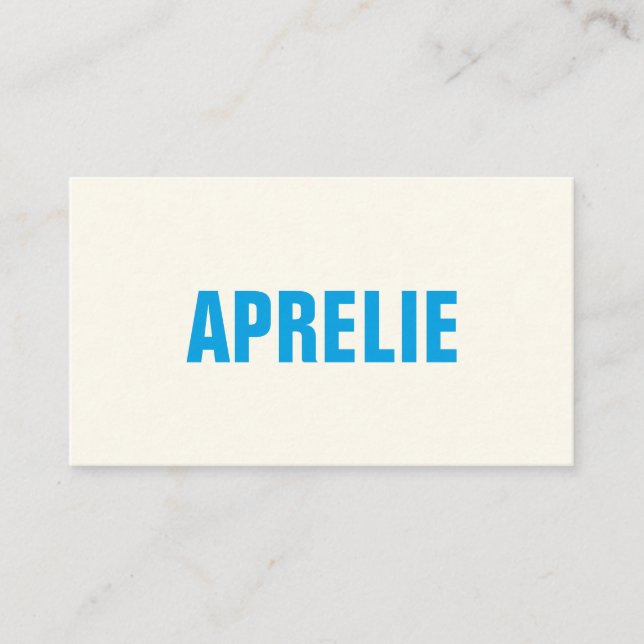 Carte de visite professionnelle créative moderne e (Devant)