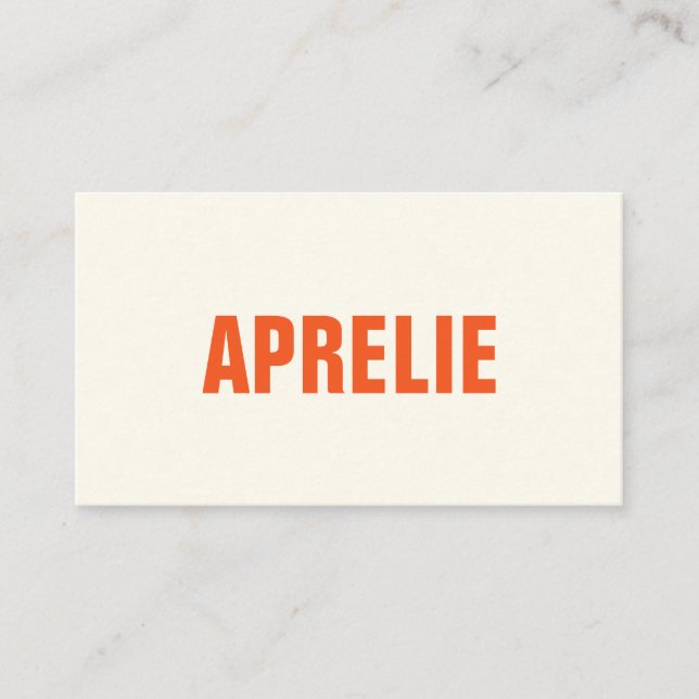 Carte de visite professionnelle créative moderne o (Devant)