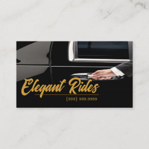 Carte de visite professionnelle de chauffeur de se