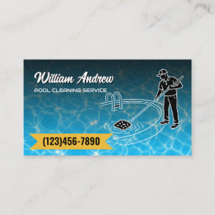 Carte de visite professionnelle de nettoyage de pi