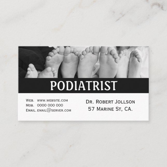 Carte de visite professionnelle de rendez-vous méd (Devant)