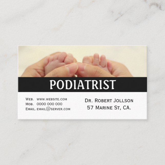 Carte de visite professionnelle de rendez-vous méd (Devant)